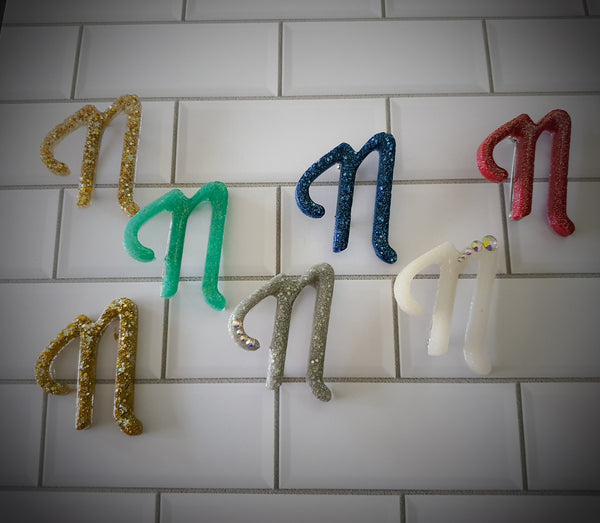 "N" Brooch (various colours available)
