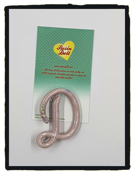 "D" Brooch (various colours available)