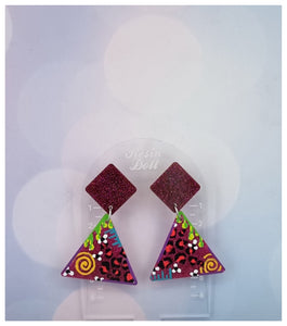 Tamiko Triangle drop earring