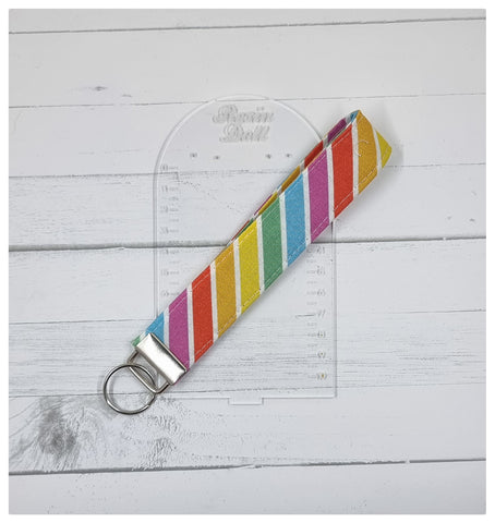 Rainbow Wristlet keyfob