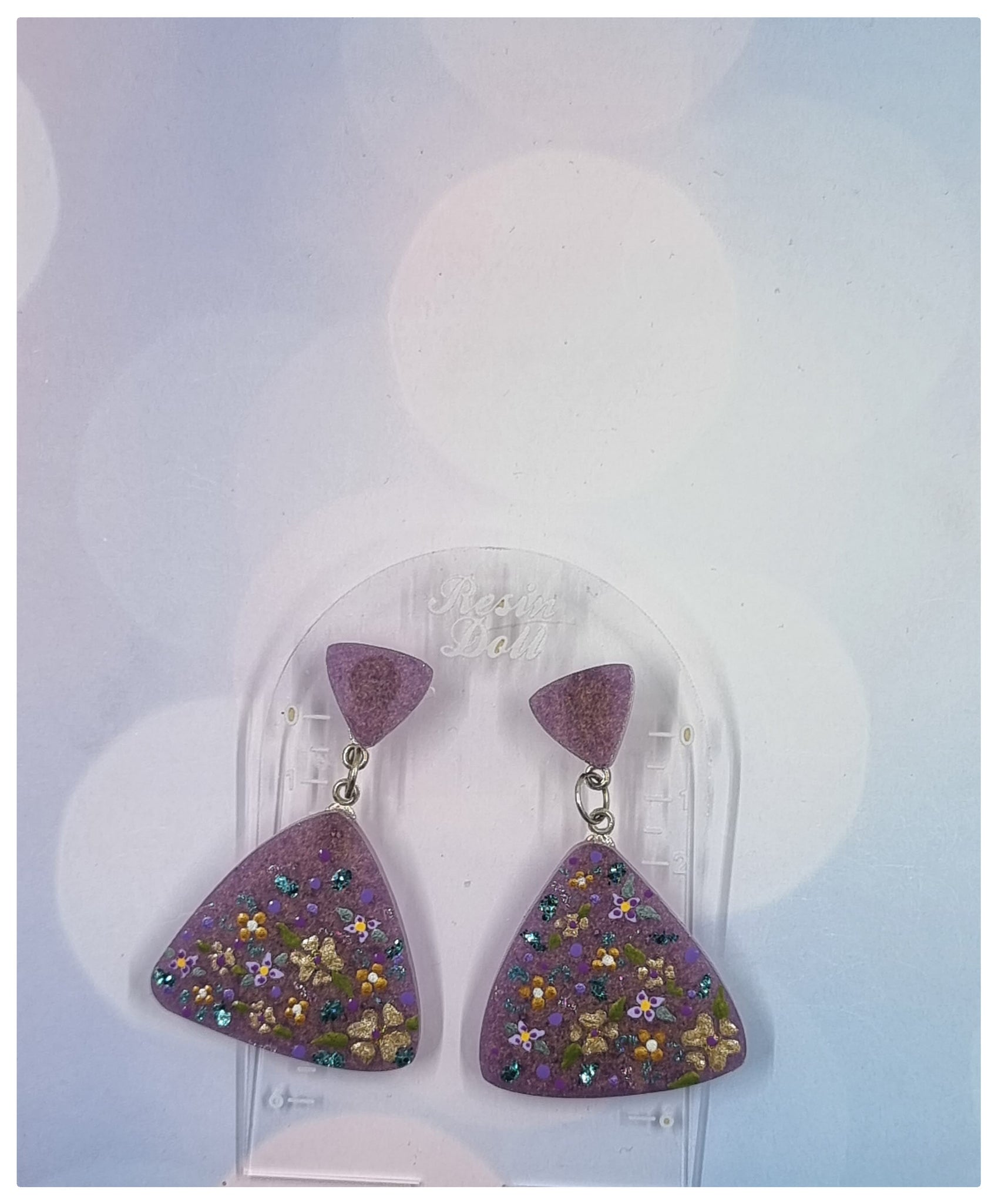 Dixie triangle Drop earrings