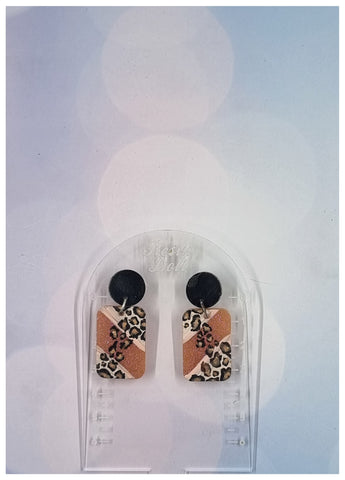 Gazelle rectangle Drop earrings
