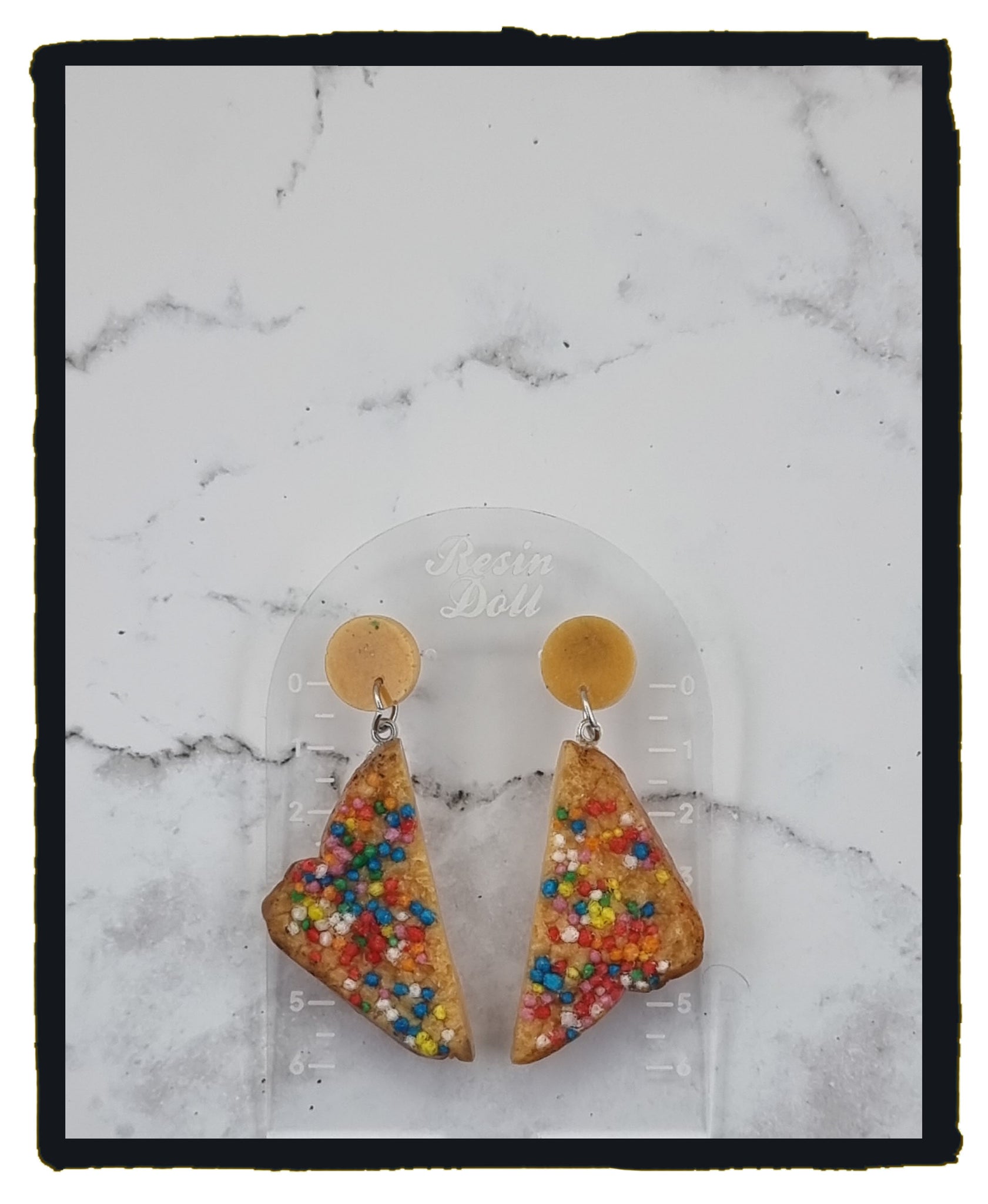 Fairy bread earrings