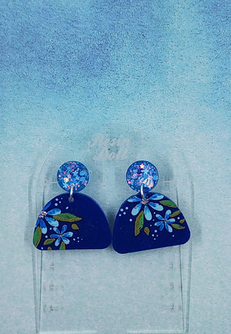 Rosella flat Drop earrings