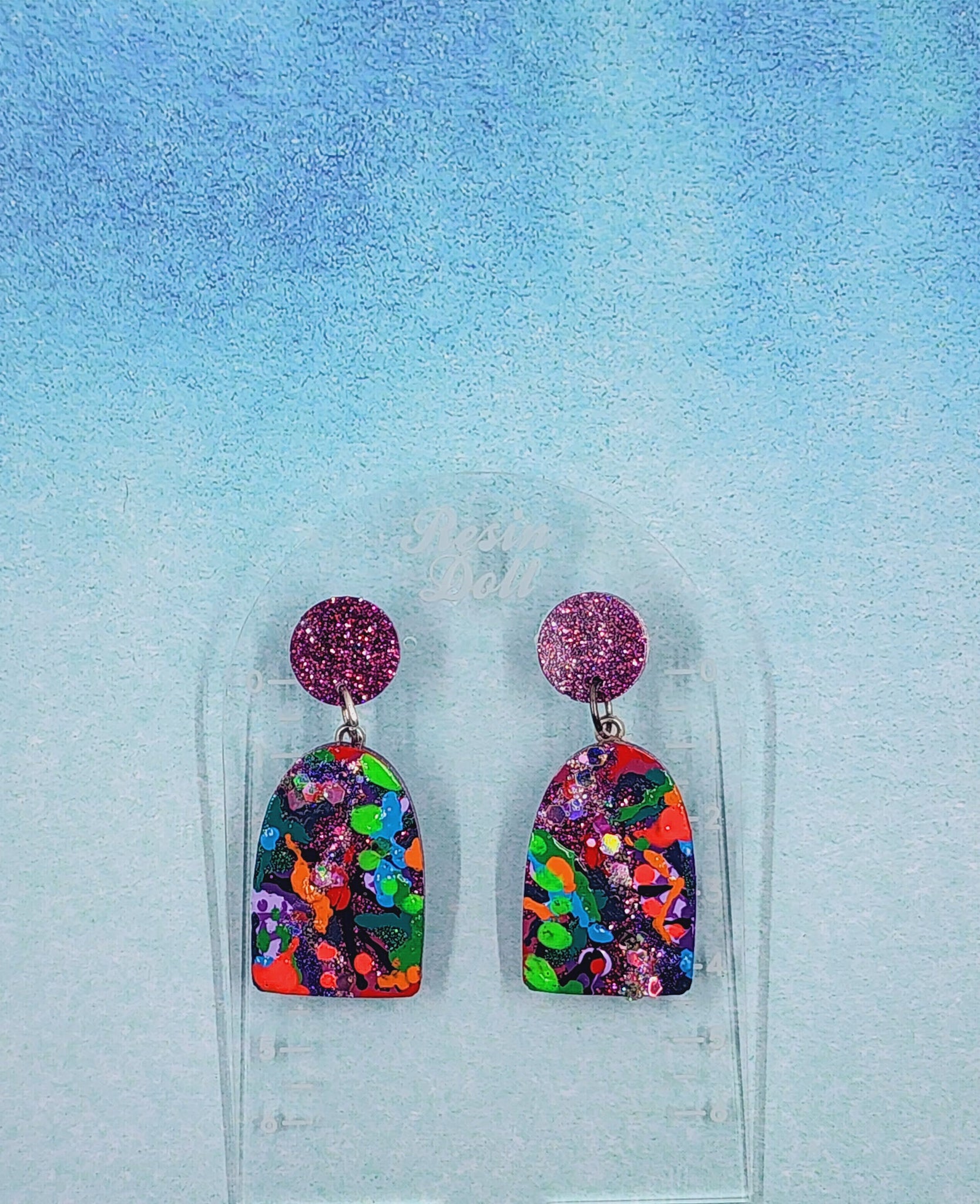 Amelia rainbow drop earring