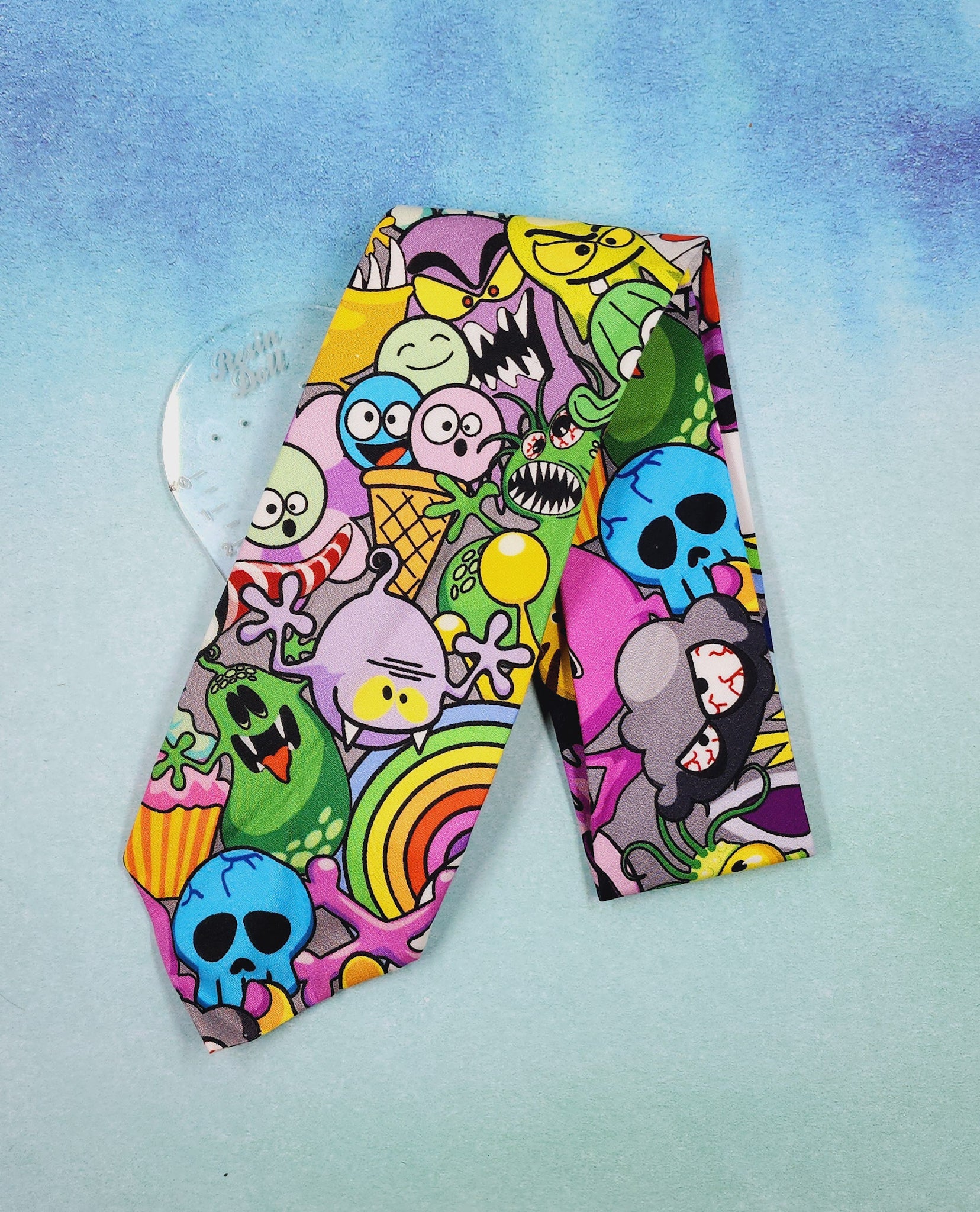 Monster madness neck tie