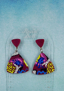 Kehlani triangle drop earrings