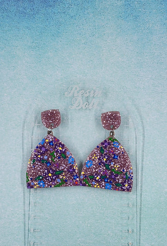 Aspen window drop earrings