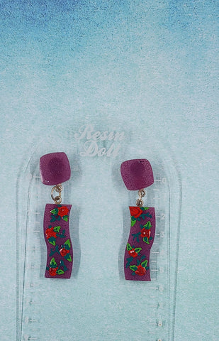 Gemma wiggle drop earrings