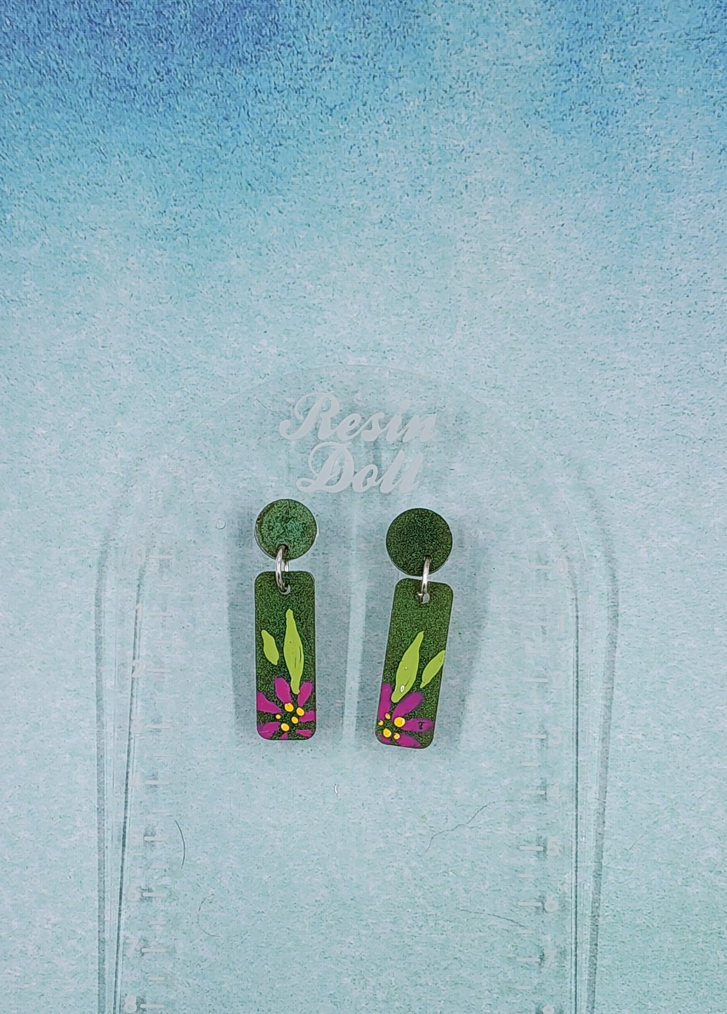 Jayla mini straight drop earrings