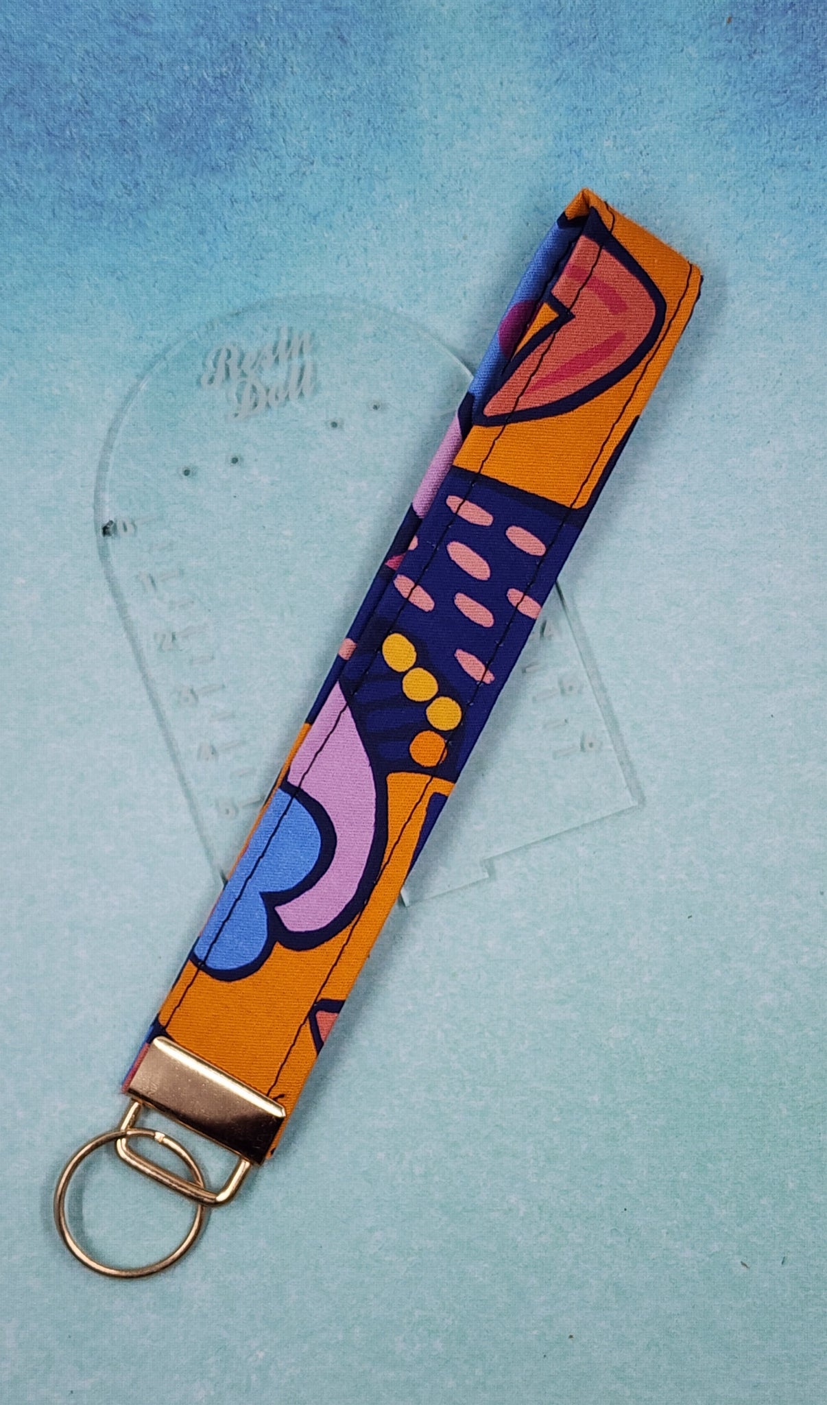 Abstract Wristlet keyfob