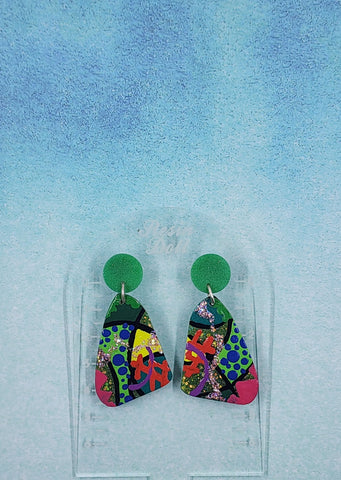 Madaline soft angle drop earring