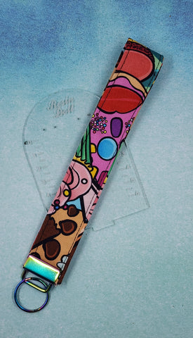 Sweet treat Wristlet keyfob