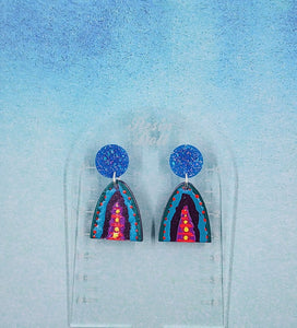 Annica rainbow drop earring