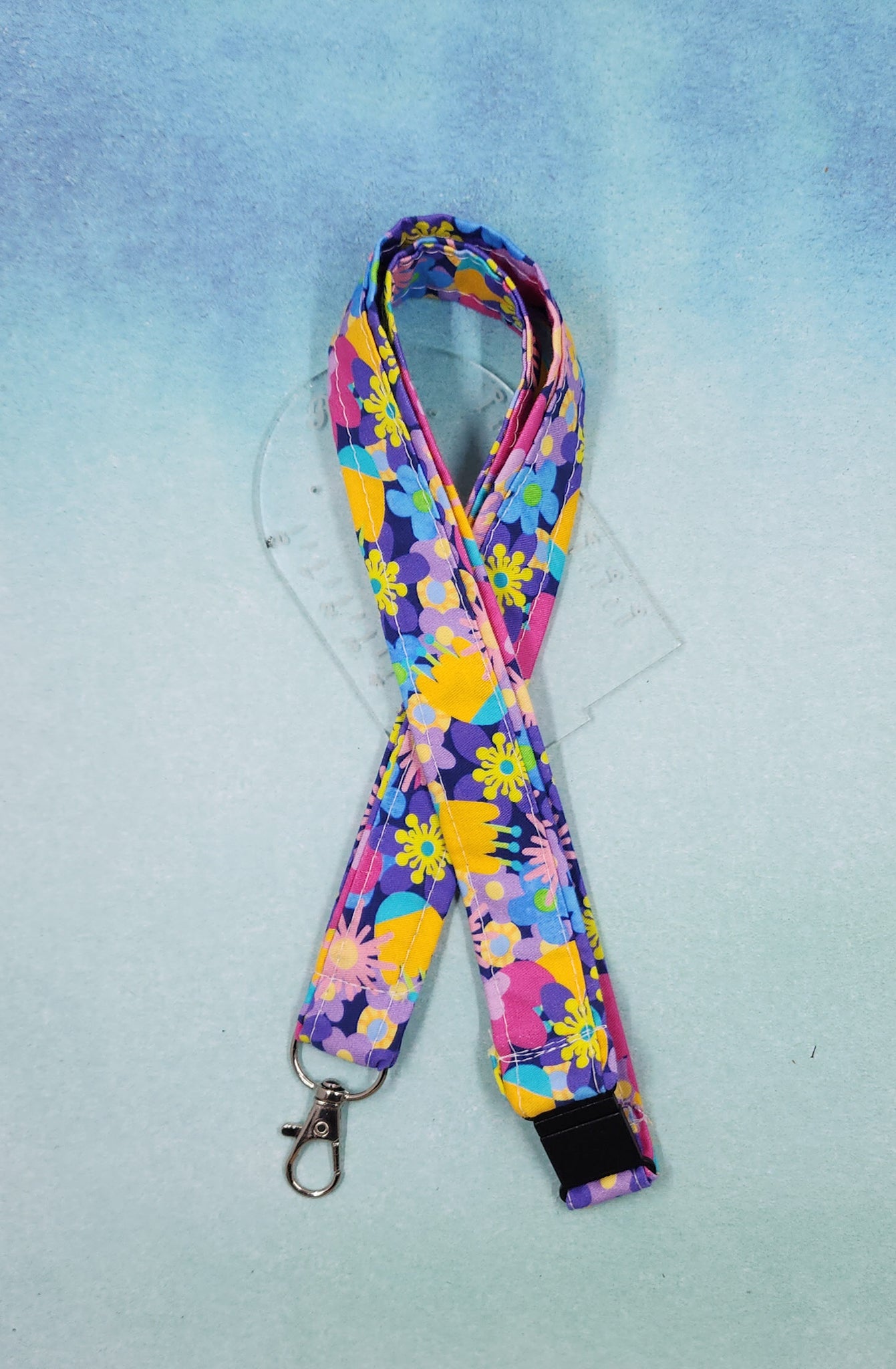 Bright floral Lanyard