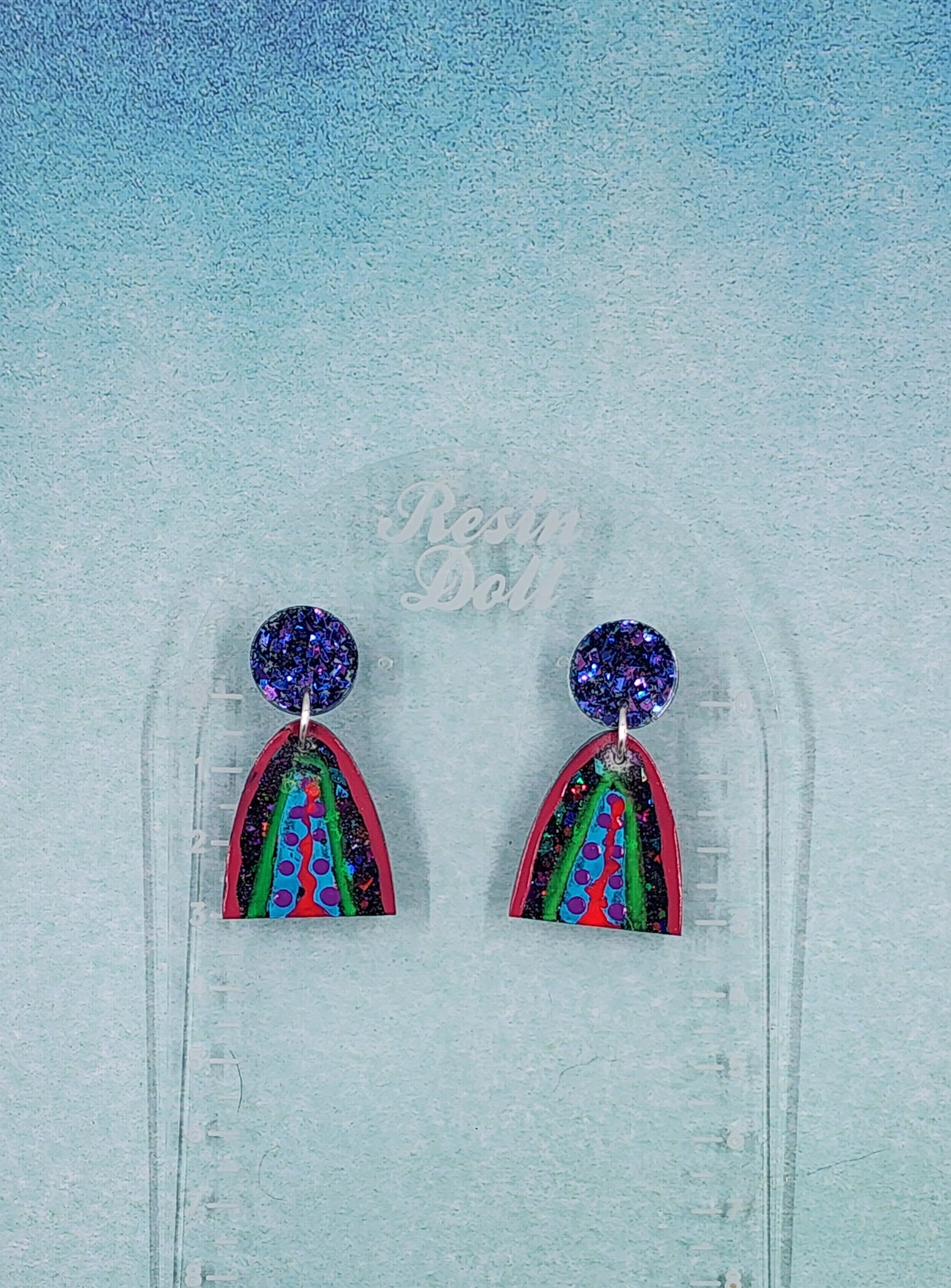 Mckenna rainbow drop earrings