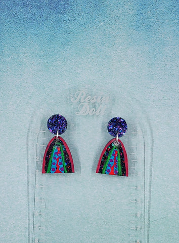 Mckenna rainbow drop earrings