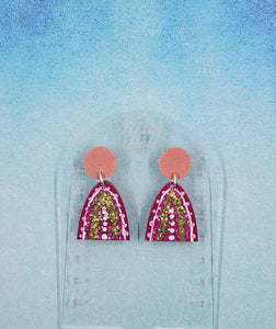 Haven rainbow drop earring