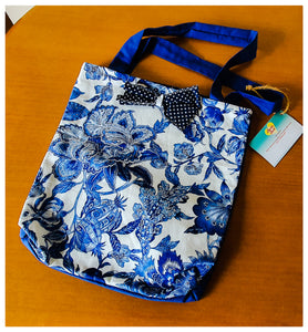 Blue China Shopping bag