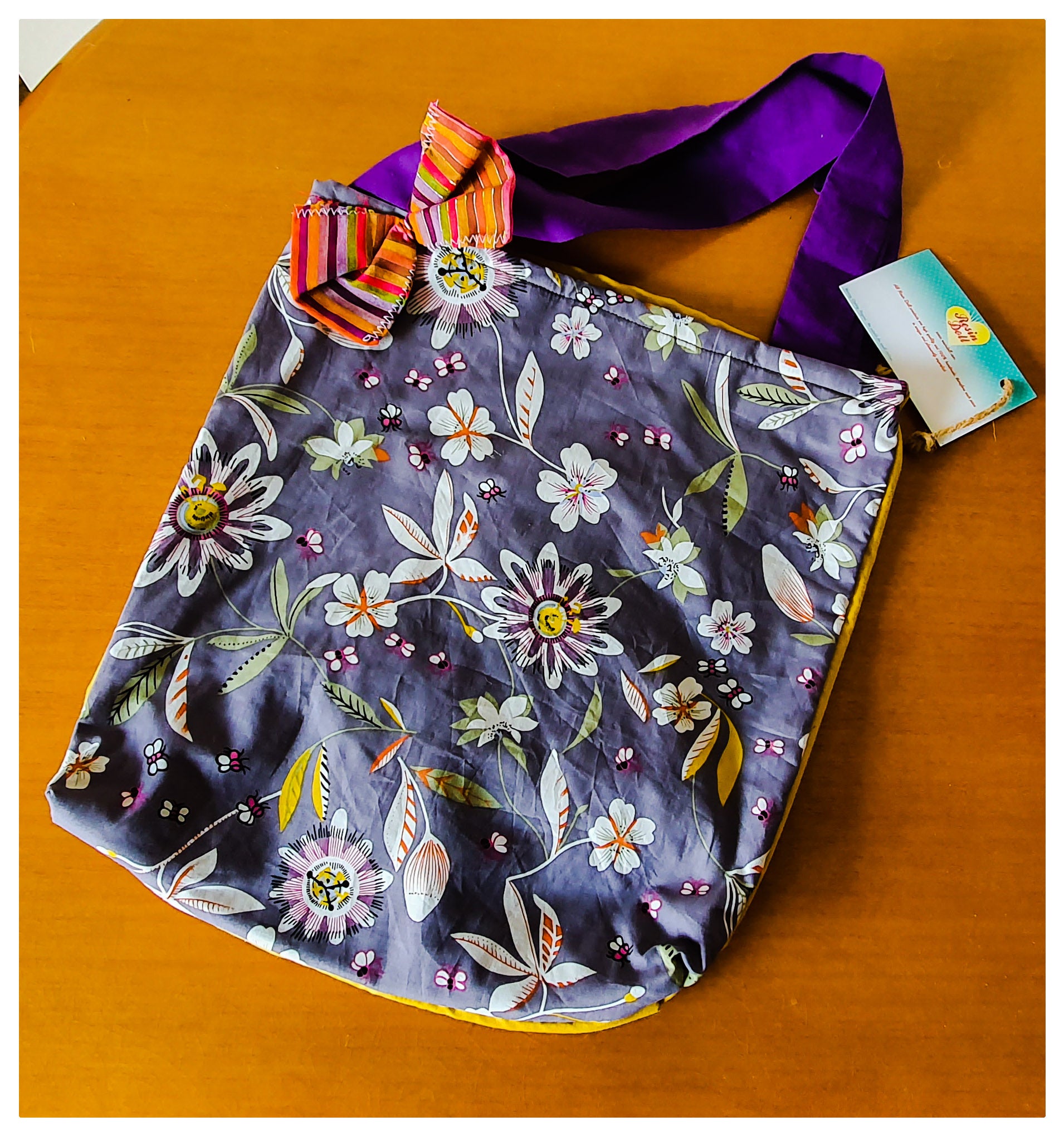 Passion flower Shopping bag