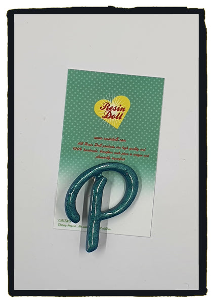 "P" Brooch (various colours available)